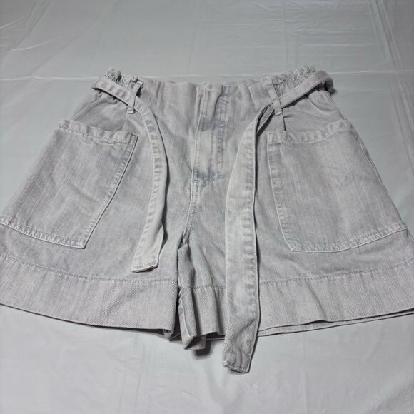 Pilcro and the Letterpress Women's Slim Boyfriend Shorts Size 27 Light Blue wash - Picture 1 of 13